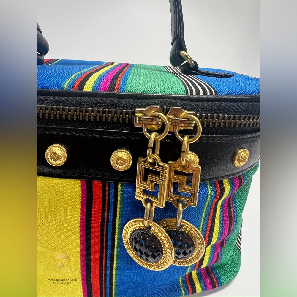 Versace Multicolor Vanity Bag - image 6